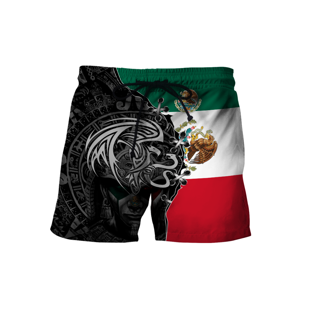 Persionalized Mexico Aztec 3D All Over Printed Shirts For Men and Women