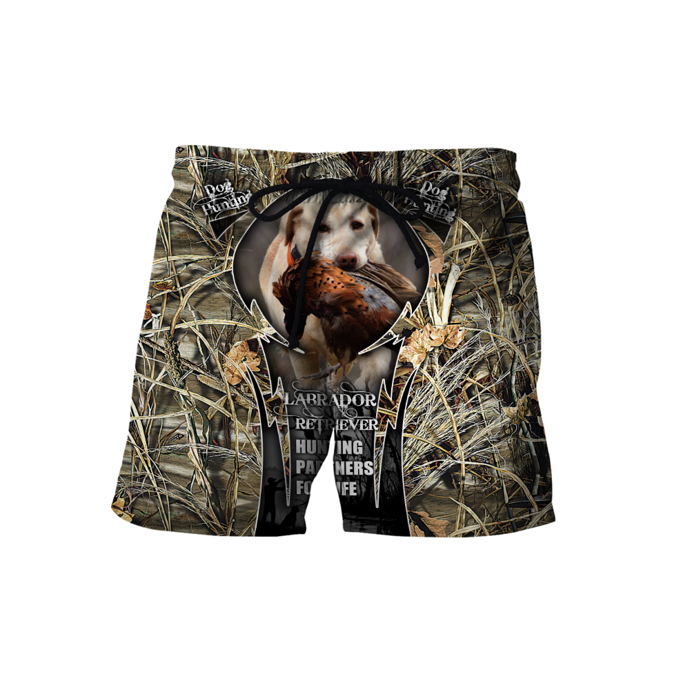 Hunting Labrador 3D Over Printed Unisex Deluxe Hoodie ML