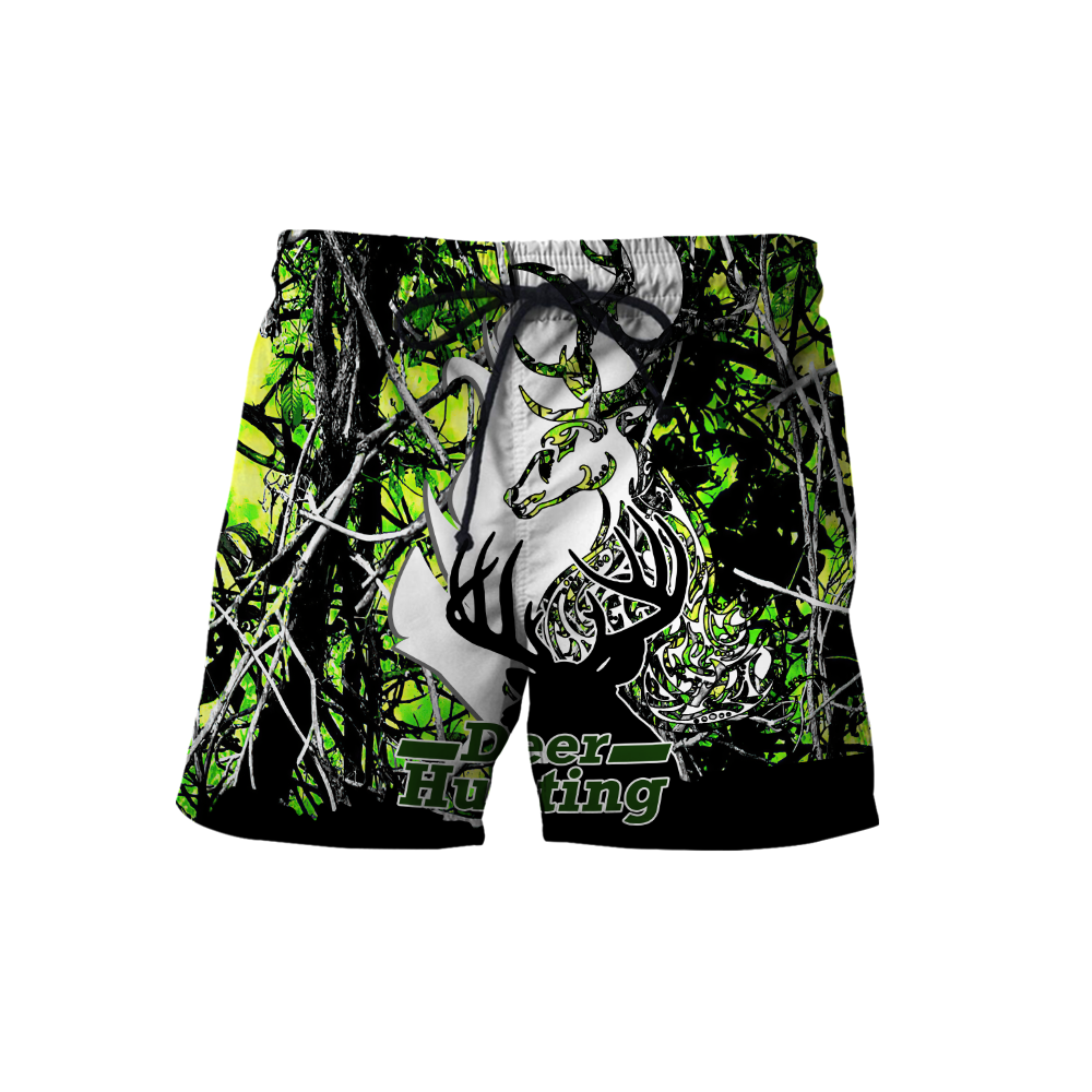 Light Green Deer Hunting 3D All Over Printed Shirts For Men HHT10092029-LAM