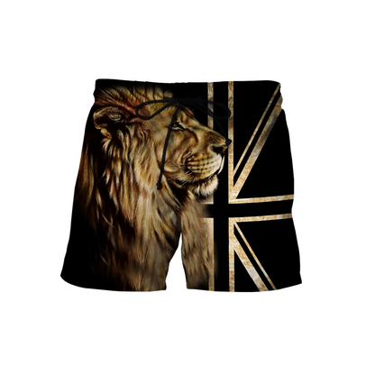 3D England One Nation Under God Over Printed Shirt for Men and Women