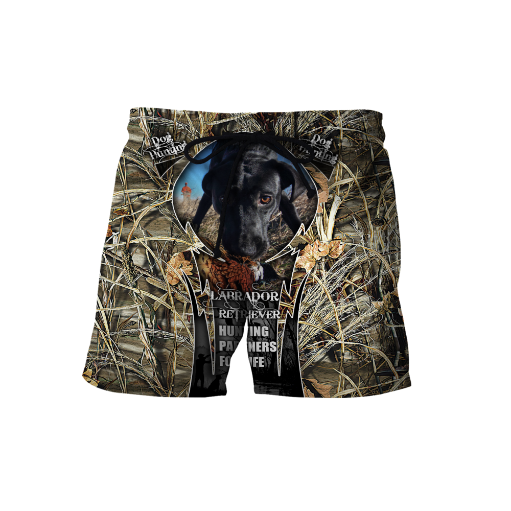 Hunting Labrador 3D Over Printed Unisex Deluxe Hoodie ML