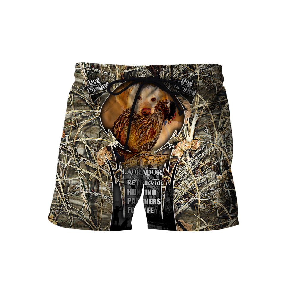 Hunting Labrador 3D Over Printed Unisex Deluxe Hoodie ML