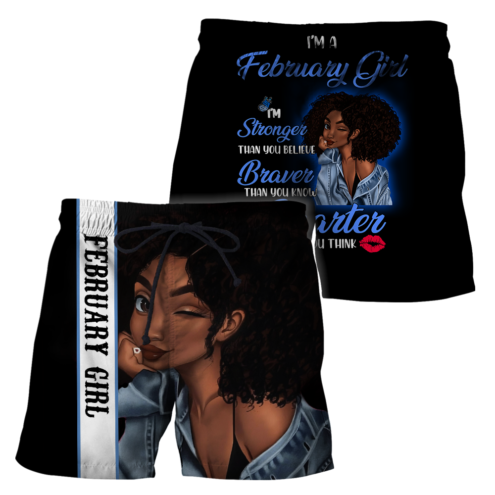February Girl 3D All Over Printed Shirts For Women