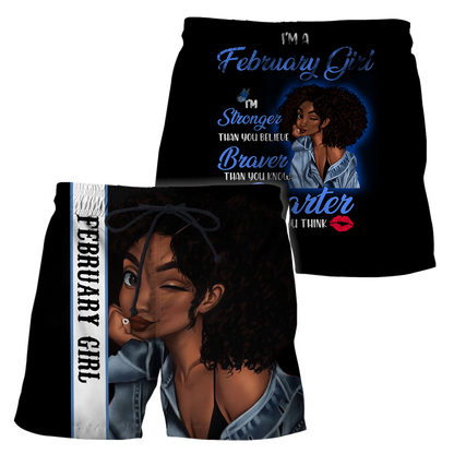 February Girl 3D All Over Printed Shirts For Women
