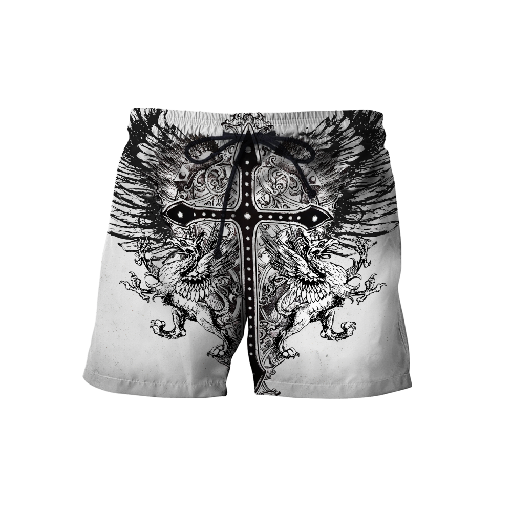 Cross Tattoo Hoodie 3D All Over Printed Shirts HHT15092001-LAM