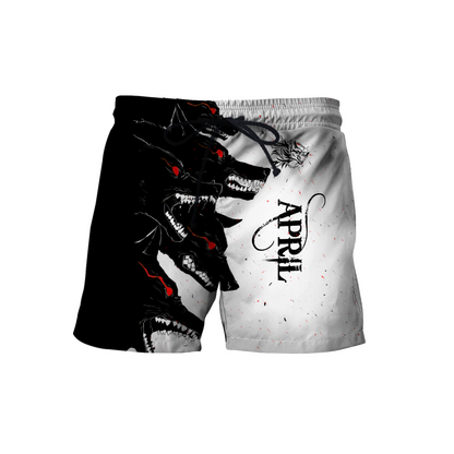 The Dark Wolf April 3D All Over Printed Unisex Deluxe Hoodie ML