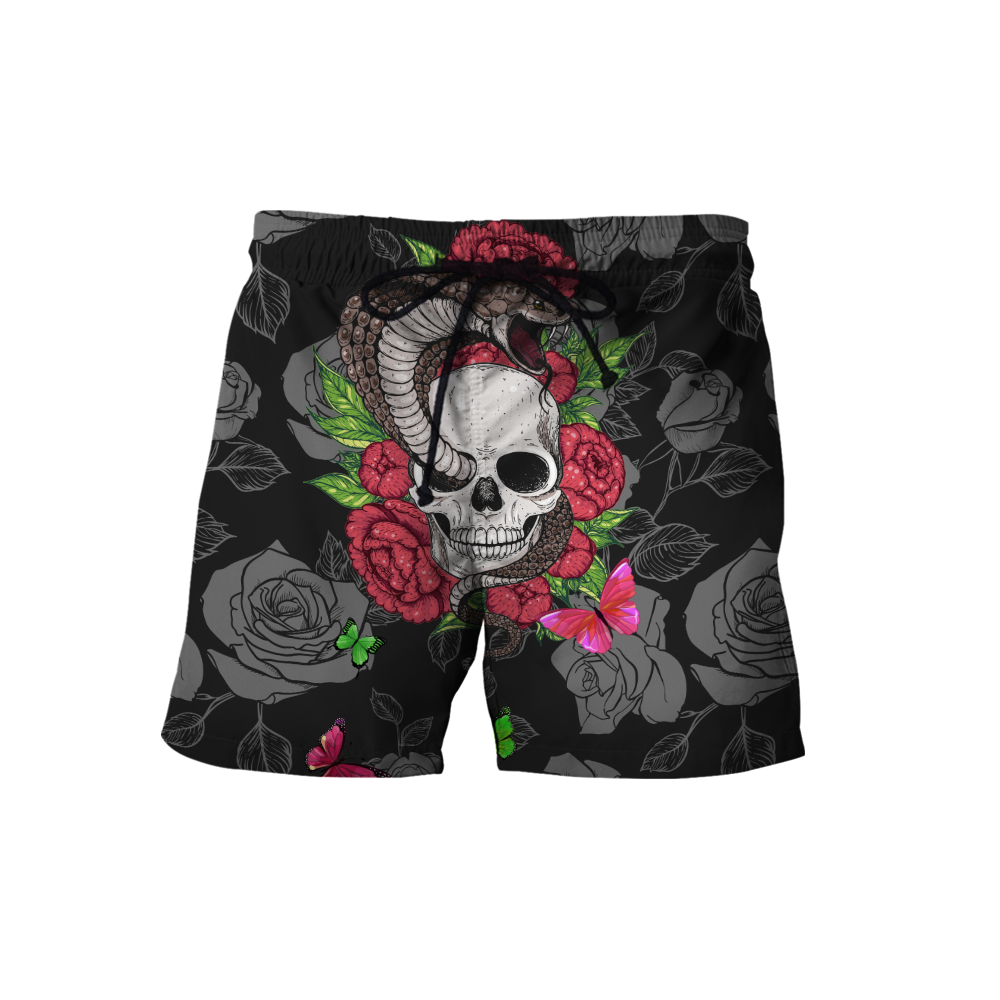 Snake love Skull red 3D all over printed for man and women QB05312003