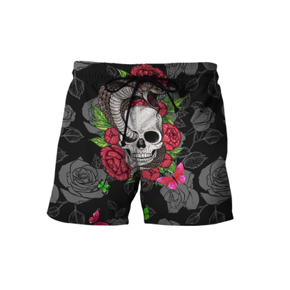 Snake love Skull red 3D all over printed for man and women QB05312003