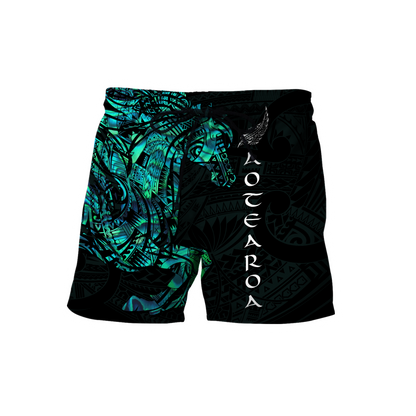 Horse Aotearoa Maori Manaia 3D Unisex Hoodie