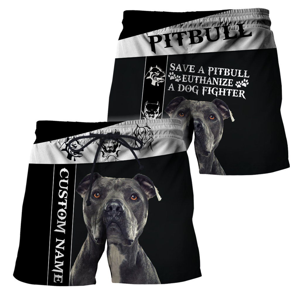 Personalized Save A Pitbull Euthanize A Dog Fighter  Hoodie Shirt for Men and Women HHT07102011