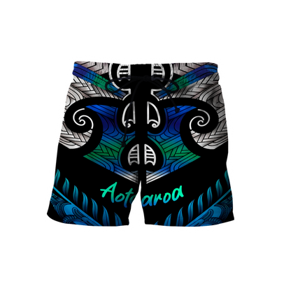 Aoteatoa New Zealand Maori 3d all over printed shirt and short for man and women
