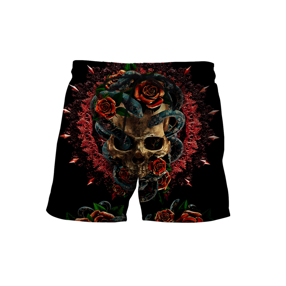 Love Skull red 3D all over printed for man and women QB06052002