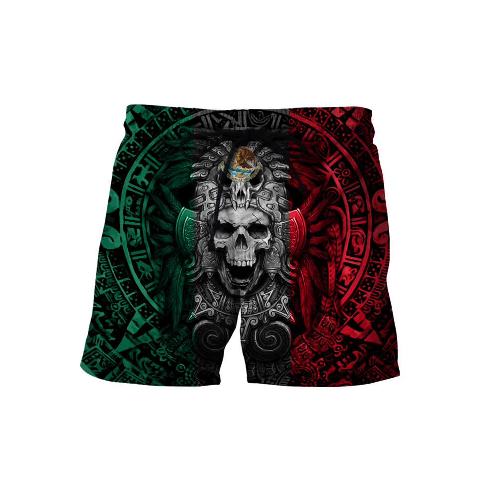 Mexican Aztec Warrior 3D All Over Printed Shirts