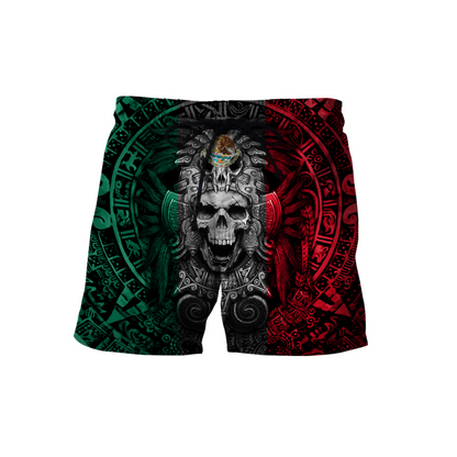 Mexican Aztec Warrior 3D All Over Printed Shirts