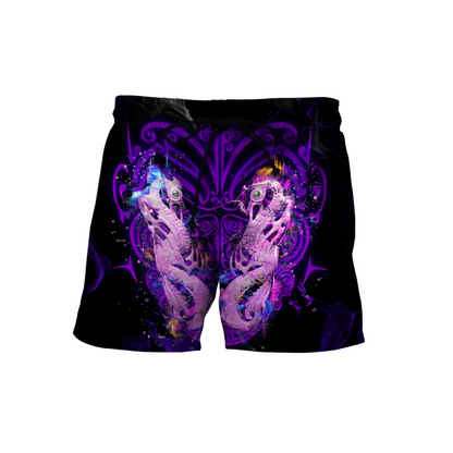 Maori moko manaia new zealand 3d all over printed shirt and short for man and women MH0407201
