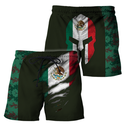 Mexico Coat Of Arm 3D All Over Printed Shirts DQB10142002