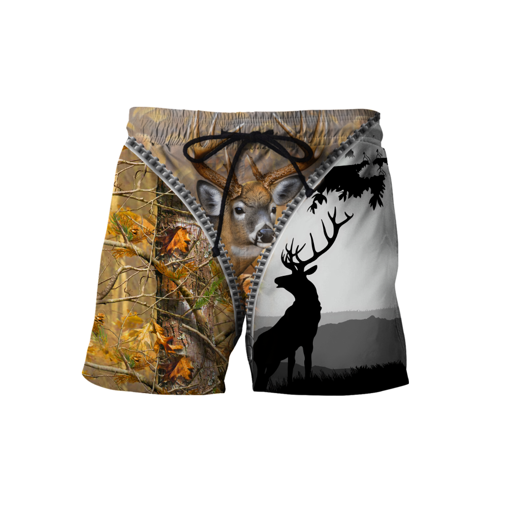 Deer Hunting 3D All Over Printed Shirts For Men HHT27082002-LAM