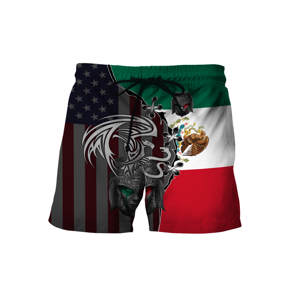 Mexico Aztec & Coat Of Arms 3D All Over Printed Hoodie Shirt Limited by SUN QB06232007