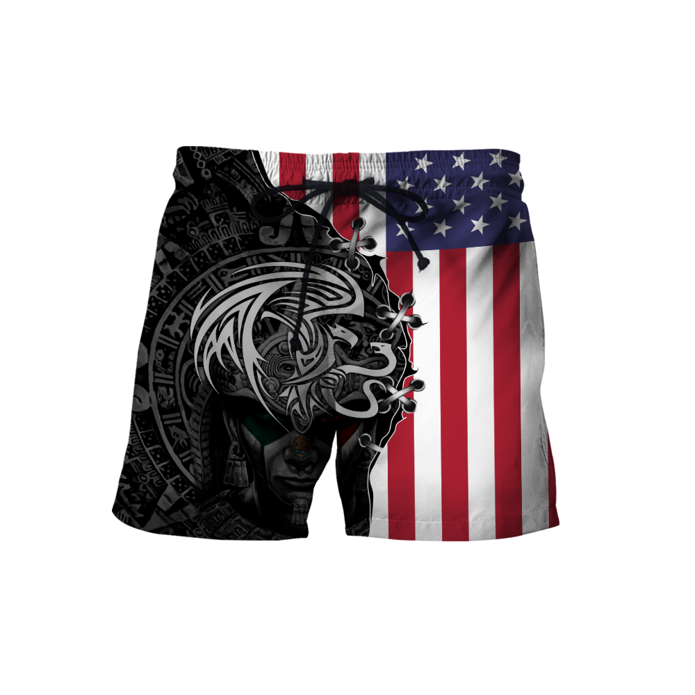 Mexico- US 3D All Over Printed Shirts For Men and Women