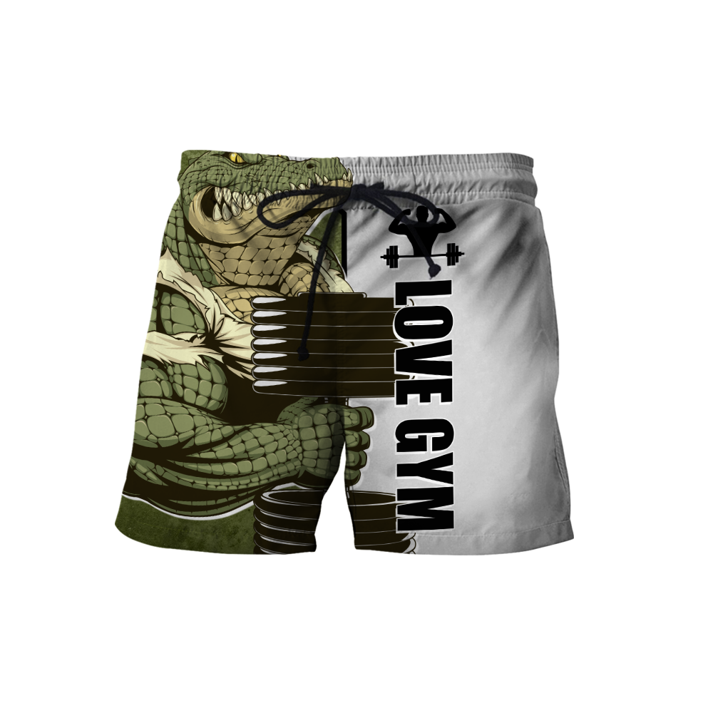 Premium Gym Crocodile 3d All Over Printed