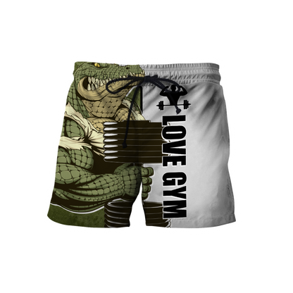 Premium Gym Crocodile 3d All Over Printed