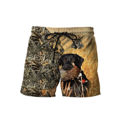 Labrador Hunting Camo 3D Over Printed Unisex Deluxe Hoodie ML