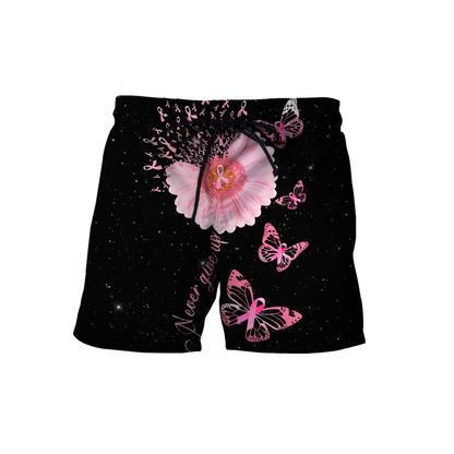 Breast Cancer-Never Give Up  3D All Over Printed Shirts For Men and Women DQB07212008