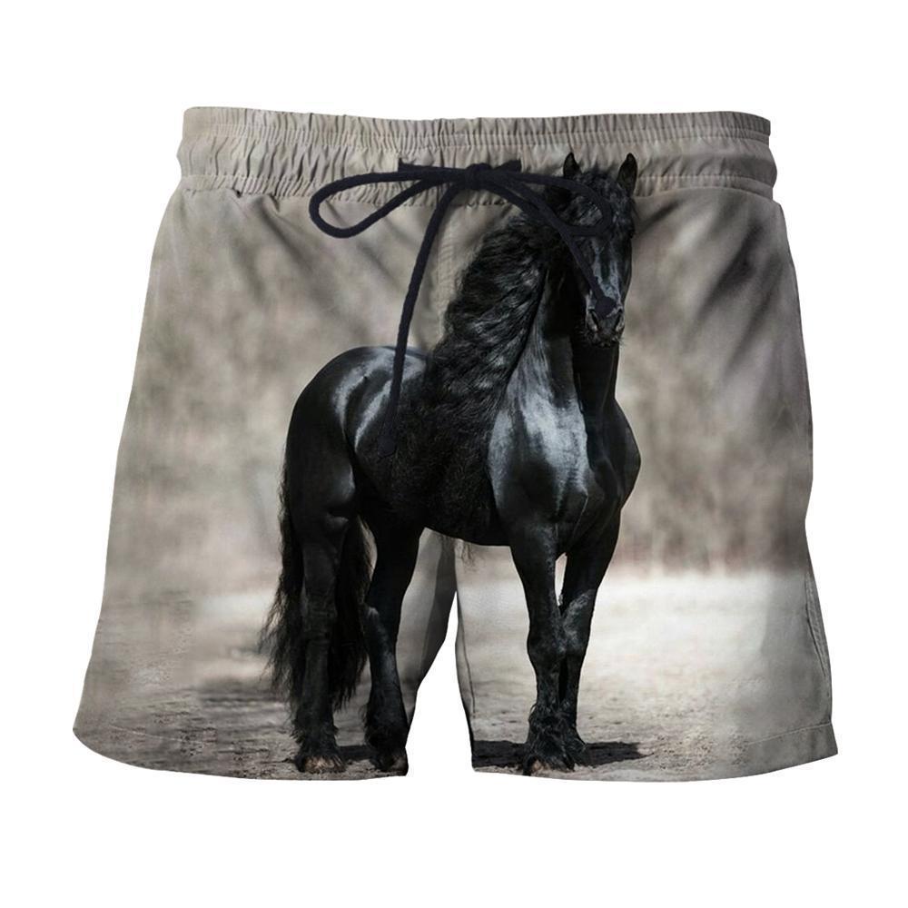 3D All Over Printed Black Horse Shirts - Amaze Style™-Apparel