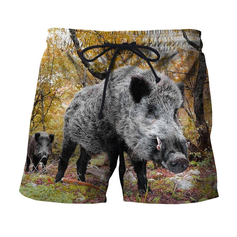 3D All Over Printed Autumn Hunting Boar Shirts and Shorts - Amaze Style™-Apparel