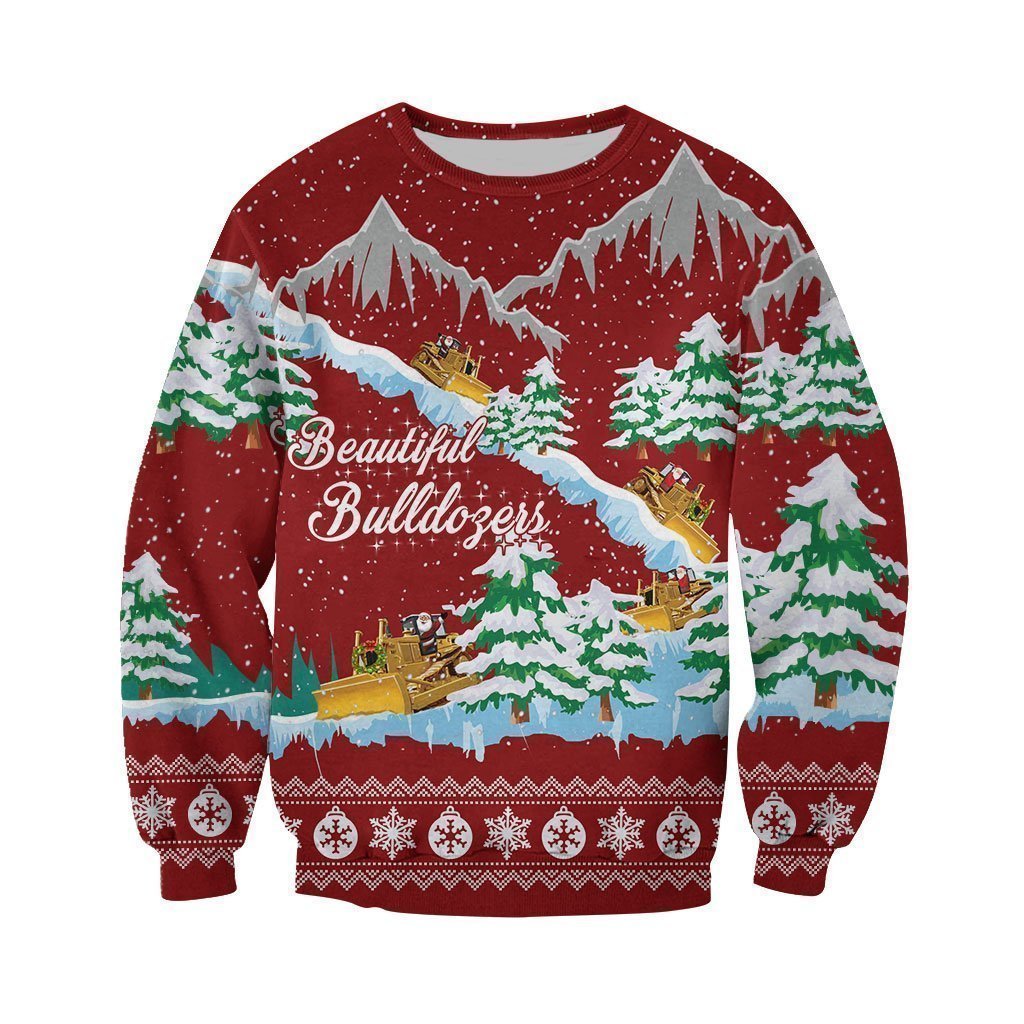 3D All Over Printed Bulldozers-Apparel-6teenth World-Sweatshirt-S-Vibe Cosy™