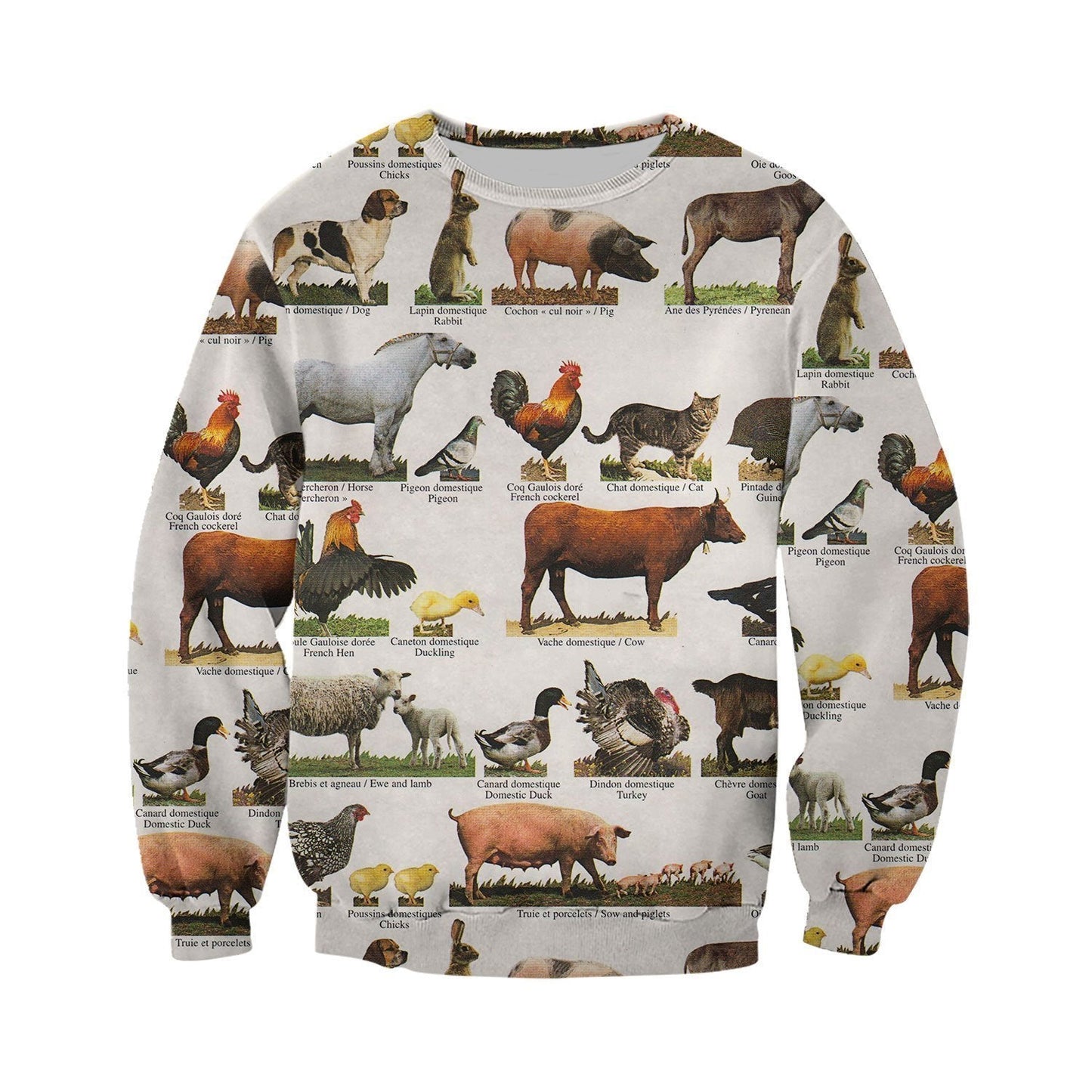 3D All Over Printed Farm Animals Shirts - Amaze Style™-Apparel