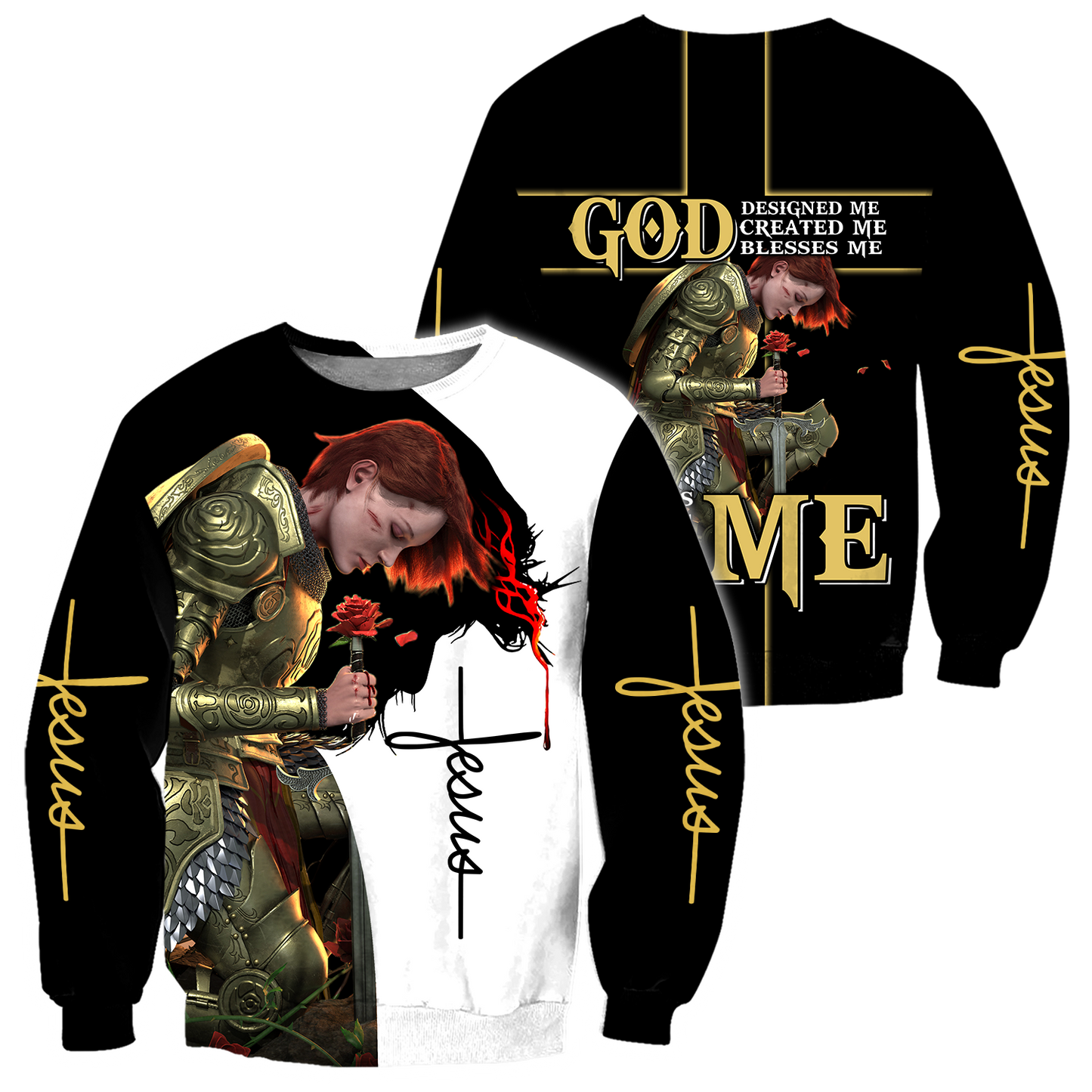 God Designed Me, Create Me, Blesses Me - 3D All Over Printed Shirts For Men and Women Pi250503