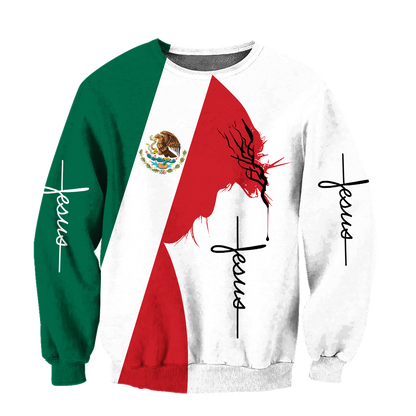 Mexico Jesus 3D All Over Printed Unisex Hoodie