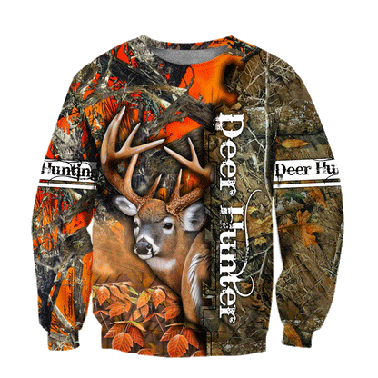 Deer Hunter Orange Camo Unisex Shirts