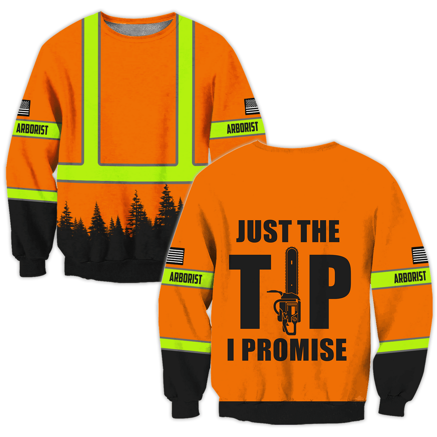 Premium Unisex All Over Printed Safety Arborist Shirts MEI