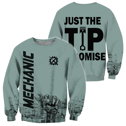 Just The Tip I Promise All Over Printed Mechanic Hoodie For Men and Women TN