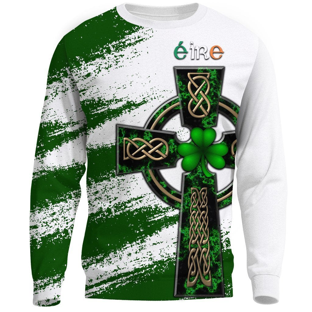 Premium Unisex Hoodie Irish St.Patrick Celtic Cross