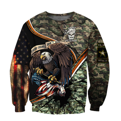 US Veteran 3D All Over Printed Shirt Hoodie MP18082004