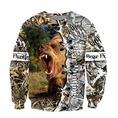 BEAR HUNTING CAMO 3D ALL OVER PRINTED SHIRTS FOR MEN AND WOMEN Pi061201 PL - Amaze Style™-Apparel