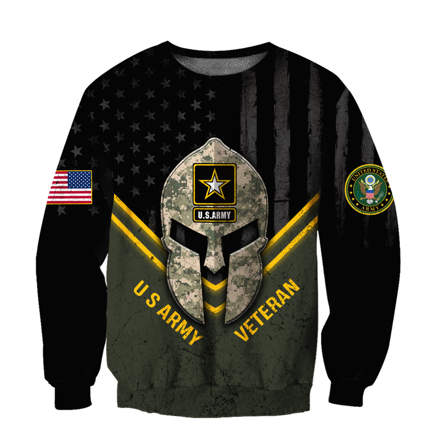 Spartan Soldier US Veteran 3D All Over Printed Shirt Hoodie Pi21082002