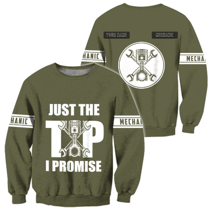 Mechanic Just The Tip I Promise All Over Printed Hoodie For Men and Women TN