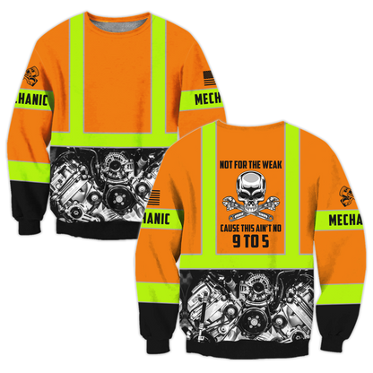 Mechanic Not For The Weak 3D All Over Printed Hoodie For Men and Women TN