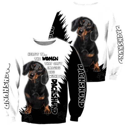 Dachshund Dog Lover 3D Full Printed Shirt For Men And Women Pi281209 - Amaze Style™-Apparel