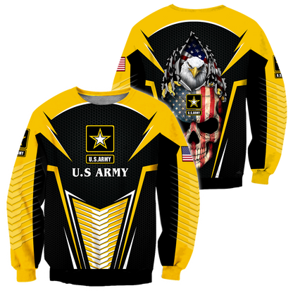 US ARMY SKULL 3d all over Print hoodies Pi270201 PL - Amaze Style™-Apparel