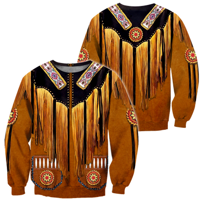 Cowboy Jacket No6 Cosplay 3D Over Printed Unisex Deluxe Hoodie ML
