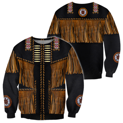 Cowboy Jacket No3 Cosplay 3D Over Printed Unisex Deluxe Hoodie