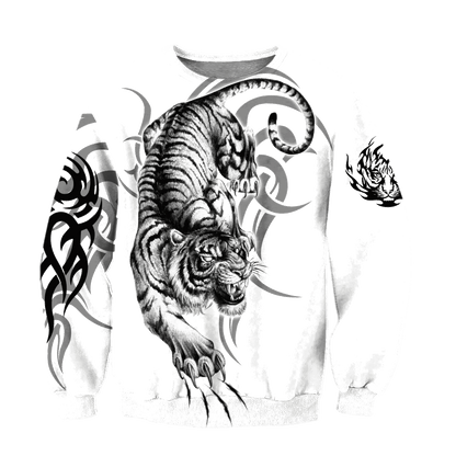 White Tiger Tattoo 3D All Over Printed  Unisex Shirts