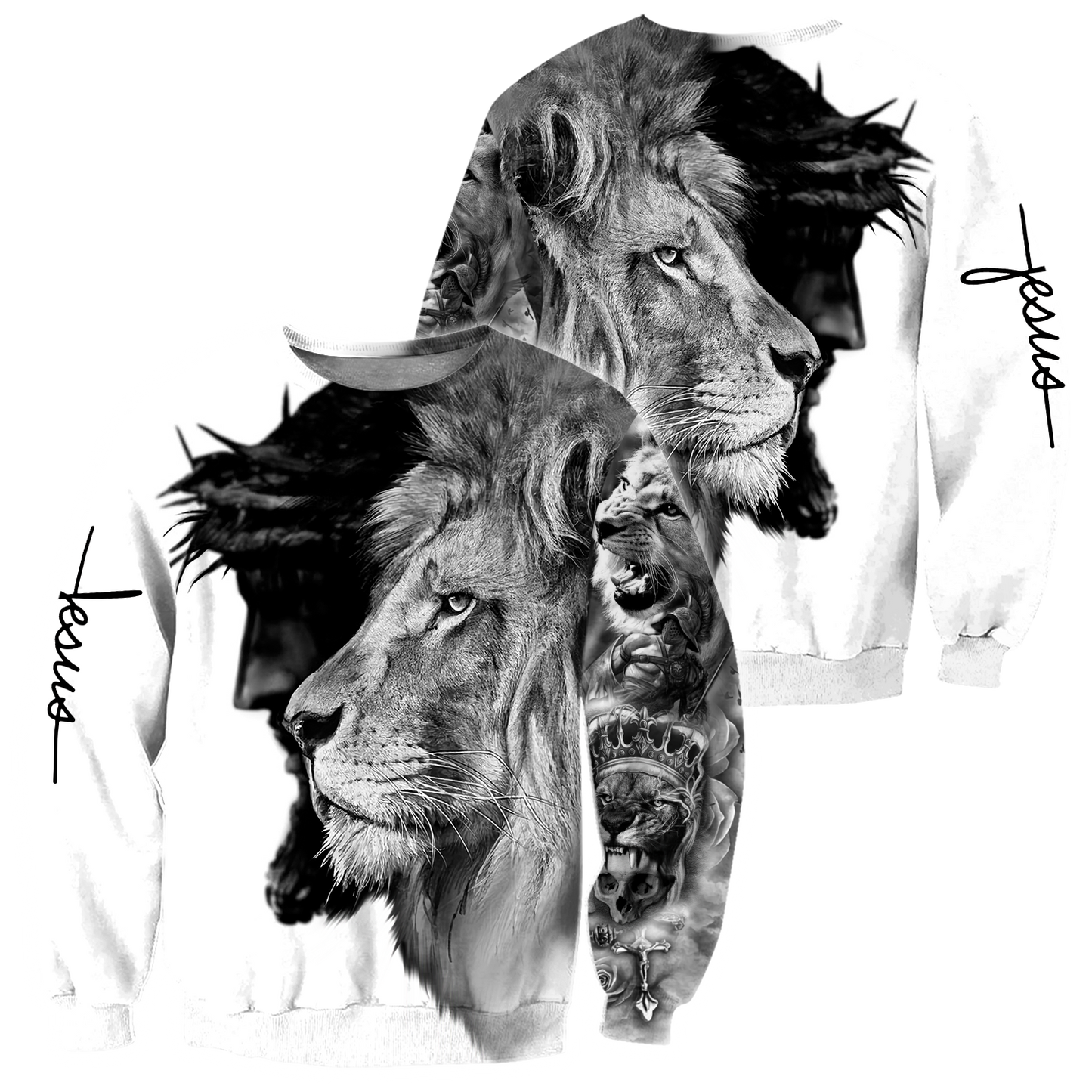 Lion God Gothic Vibe - Christian - 3D All Over Printed Style for Men and Women