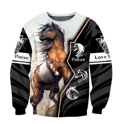 Beautiful Horse 3D All Over Printed shirt for Men and Women Pi040104 - Amaze Style™-Apparel