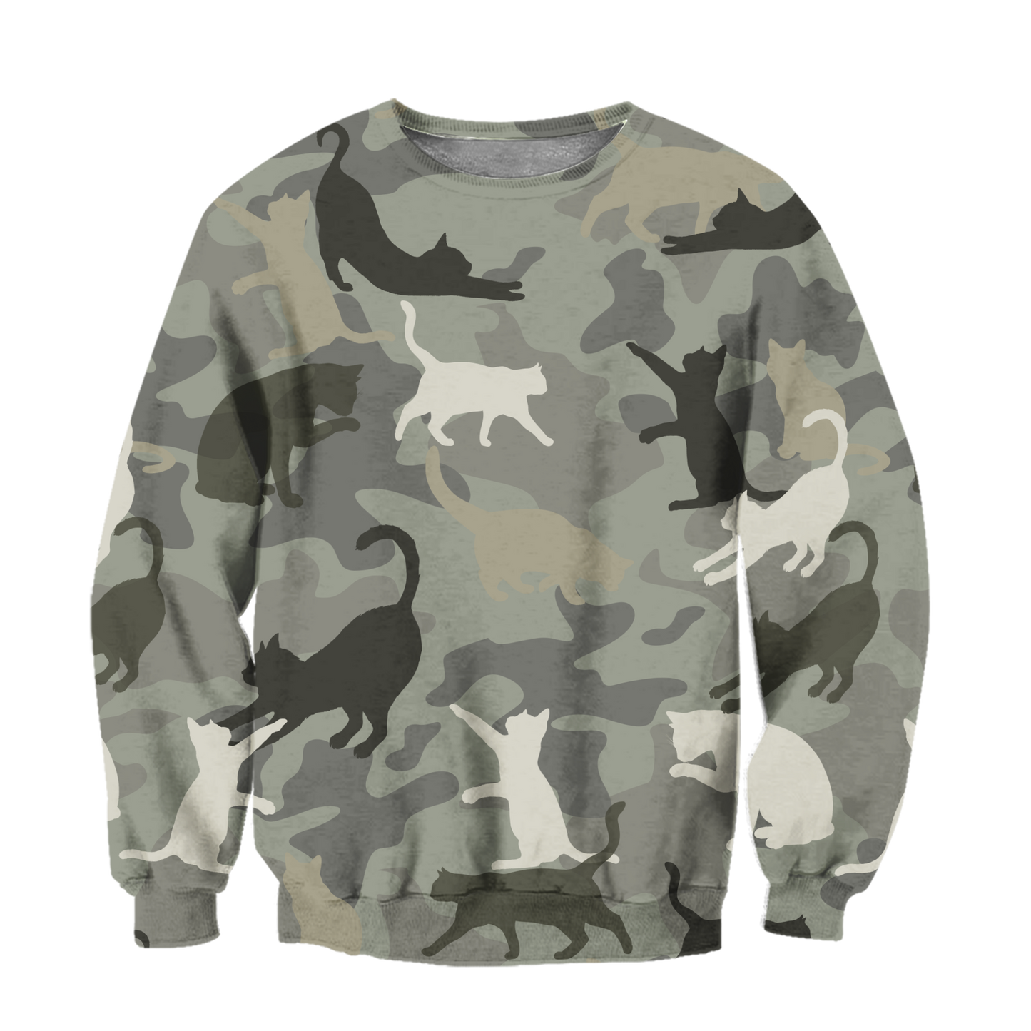 Love Cat Camo premium hoodie sweatshirt